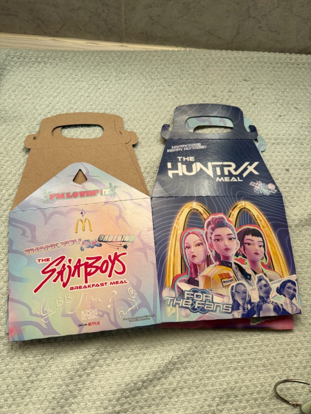 Five McDonald's the Hunter Meal 'The Collectible Meal Box